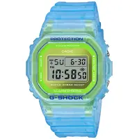 在飛比找momo購物網優惠-【CASIO 卡西歐】G-SHOCK 螢光半透明電子手錶(D