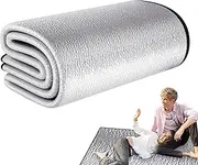 Aluminium Camping Mat, Waterproof Thermal Foam Sleeping Mat, Foldable Double-sided Tent Mats For Outdoor, Reflective Aluminium Foil Insulation Mats For Hiking Travel Picnic