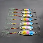 6 Pack DUO Drag Metal Cast 10-60g Slow Jigging Lure Spoon Jig Fishing Lure