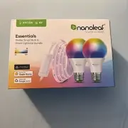 Nanoleaf Essentials 2 Smart Bulbs & Smart 80” Lightstrip Bundle