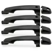 Set Black 4 Door Outer Handle Sensor Model For Mitsubishi L200 Triton '15 '18