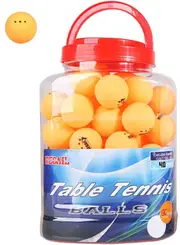 60 Pcs Table Tennis Balls, Durable High-Performance ABS Training Balls 3-Star Ping Pong Balls for Competition Training Practice and Casual Playing