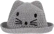 [COSMEVIVI] Woven 's Hat Beach Floppy Cap Summer Hat Outdoor Hat Bucket Hats for Sun Hat Summer Hats Sun Hat Sand Pink Cotton