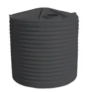Clark Tanks 9092L Round Poly Water Tank - Boulder Grey