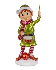 National Tree Company 37in Drumming Pixie Elf with Multicolor Lights