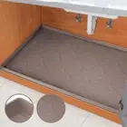22" X 19" under Sink Mat Waterproof, Silicone Mat Kitchen Drawer Shelf and Cabin