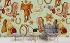 3D Riding Pattern Wallpaper Wall Mural Removable Self-adhesive 85