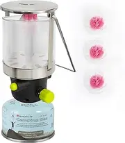 Hotdevil Camping Gas Lantern Coleman Butane Fuel Lanterns 3 Mantles Included 700w Output Power Adjustable Brightness Piezo Ignition Propane Lanterns for Camping Power Outage Emergencies & Home Use