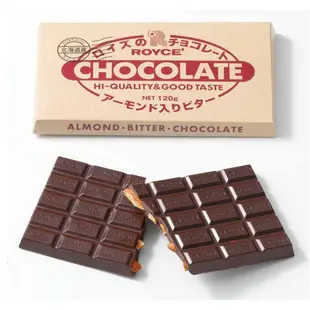 【BB日本代購】預購 ROYCE Chocolate Bar 萊姆 牛奶 杏仁果 奶油 黑巧 白巧 杏仁黑巧 巧克力磚