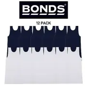 Bonds Mens Chesty Singlets Cotton Perfect Comfortable Fit 12 Pack M37566