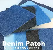 Iron on Mending Patches Repair Fabric Self-Adhesive For Jean Clothes Denim