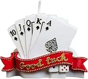 Birthday Candles Good Luck Poker Creative Cake Candles Father's Day Send Father Boyfriend Cake Toppers