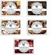 Fall Spice Variety Assorted Mix 5 Pack.100% All Natural American Farm Raised Made Paraffin-Free Pure Soy Scented Wax Melts. Scented Tarts Vegan Wax Melts. Like Yankee Candle Tarts or Scentsy.
