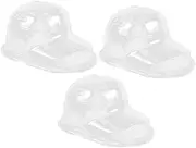 GOOHOCHY 3 Sets Transparent Baseball Cap Display Stands Hat Shaper Support for Home Storage Travel Prevent Deformation Keep Hats Shape Personal Use