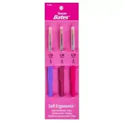 Susan Bates CJ BATES & SONS Crochet Hook Set, Classic-Sizes 1.7mm, 1.9mm, and...