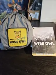 Wise Owl Outfitters Double Hammock ( Nylon Straps ) - FAST FREE Shipping