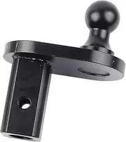 Dasbecan GNXA4085 4" Offset Ball Heavy Duty Gooseneck Hitch Ball Extender 20000 lbs GTW/ 5000 lbs VTW 2-5/16 Inch Diameter Ball Compatible with B&W Turnoverball Gooseneck Trailer Hitches