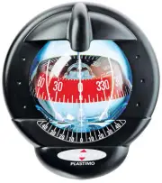CONTEST 101 SAILBOAT COMPASS - BLACK WITH RED CARD inc Bulkheads