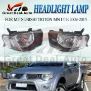 Headlights Lamp Chrome Corner For Mitsubishi Triton MN GL GLX 2009~2015 LH+RH (for: Mitsubishi)