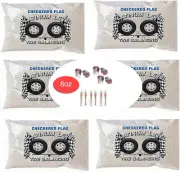 (6-8oz) Tire Balance Beads includes 8 ounce Bead Bags by Checkered Flag