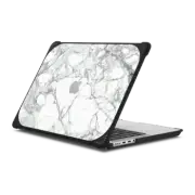 MacBook Pro 14-inch (M1 - M4) Bounce Case Martble Pattern with transparent apple logo