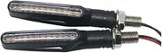 2Pcs Motorcycle Turn Signals Light Directional Indicators Led Tail Flasher Blinker Bendable Motorcycle Flashing Lights