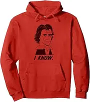 [STAR WARS] Han Solo I Know Illustrated Pullover Hoodie