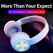 LED Pro Gaming Headset With Mic For XBOX One Wireless PC Headphones Microphone