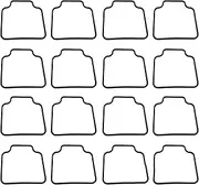 WOODEY for CB450S CB750 Nighthawk CBX550 Supersport CBX650 CBX750 CB450 S CB 750 550 650 RC382 Carburetor Seals Gaskes Parts