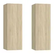 Tv Cabinets 2 Pcs 90 Cm Chipboard