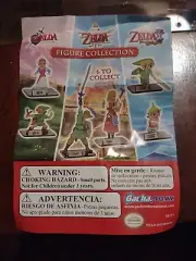 The legend of Zelda minie figures Tomy complete set 6 Nintendo collectible items