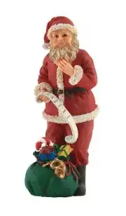 MINIATURE DOLLHOUSE 1:12 SCALE RESIN FATHER CHRISTMAS - DP299