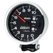 Autometer Auto Gage Tachometer Memory A - 10,000 RPM, 5 Inch, AU233902