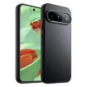 Google Pixel 9 Ultra Slim Black Premium TPU Gel Back Case by MEZON – Shock Absorption (Pixel 9, Gel Black)