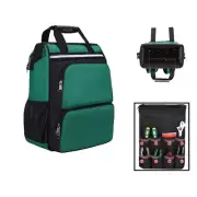 Large Capacity Electrician Tool Backpack Made of Scratch Resistant Material