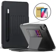 StylePro, combo, iPad 10th generation, 10.9' smart folio business case + screen protector, black