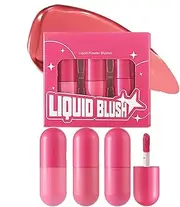 Makeup Liquid Blush,Natural Blush - Liquid Blusher Rouge Stick Lightweight Highlighter Naturally Sculpted Look for Beauty Makeup