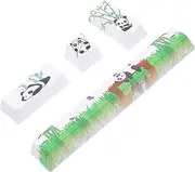 Cabilock 4 PCS Pbt Dye Sublimation Key Caps DIY Keyboard Replacement for Space Enter Esc Pattern Keycap for Mechanical Keyboards