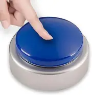 Large Talking Button Clock for Visually Impaired - Telling Time, Date and Week