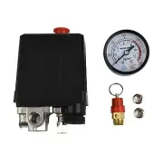 Air Compressor Pressure Switch Monitor Air Compressor Manifold Regulator