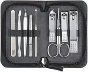 Manicure Set,Nail kit Manicure Set,Nail Care kit, Nail Care Kit Nail Clippers Set Professional Manicure Pedicure Tools Kit Stainless Steel Manicure Kit for Women Men 9 Pieces Pedicure Set
