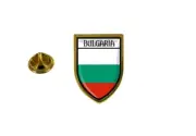 pins pin's flag national badge backpack hat shield world bulgaria