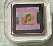 BRAND NEW-Apple iPod nano 6th Generation 8GB Pink Color- NEW