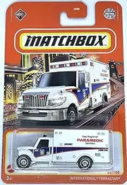 Hot Wheels Matchbox 2022 International Terrastar Paramedic Ambulance 36/100