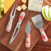 The Pioneer Woman Gorgeous Garden Floral Cheese Knife Set for Charcuterie Board