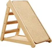 Free-Standing Cat Scratcher, Wood Cat Scratcher Lounge, Triangle Cat Scratching Post, Indoor Cats Cardboard Scratcher, Suitable for Indoor Outdoor Kitten Mental Physical Exercise