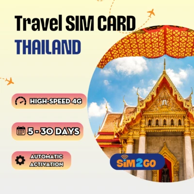 Thailand travel SIM card UNLIMITED data plans | Prepaid 4G sim | TRAVEL SIM CARD
