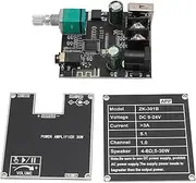 Bluetooth 5.1 Amplifier Board, DC 9-24V Mono Audio Amp Board, 3 Input Methods Digital Amp Module, for Home Passive Speakers