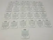 Lot of 25 packs White 0.5mm Thin Elastic Thread Bead Cord Jewelry Making Crafts