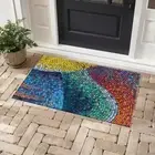 Colorful Door Mat, Welcome Doormat, Home Decor, Wall Decor